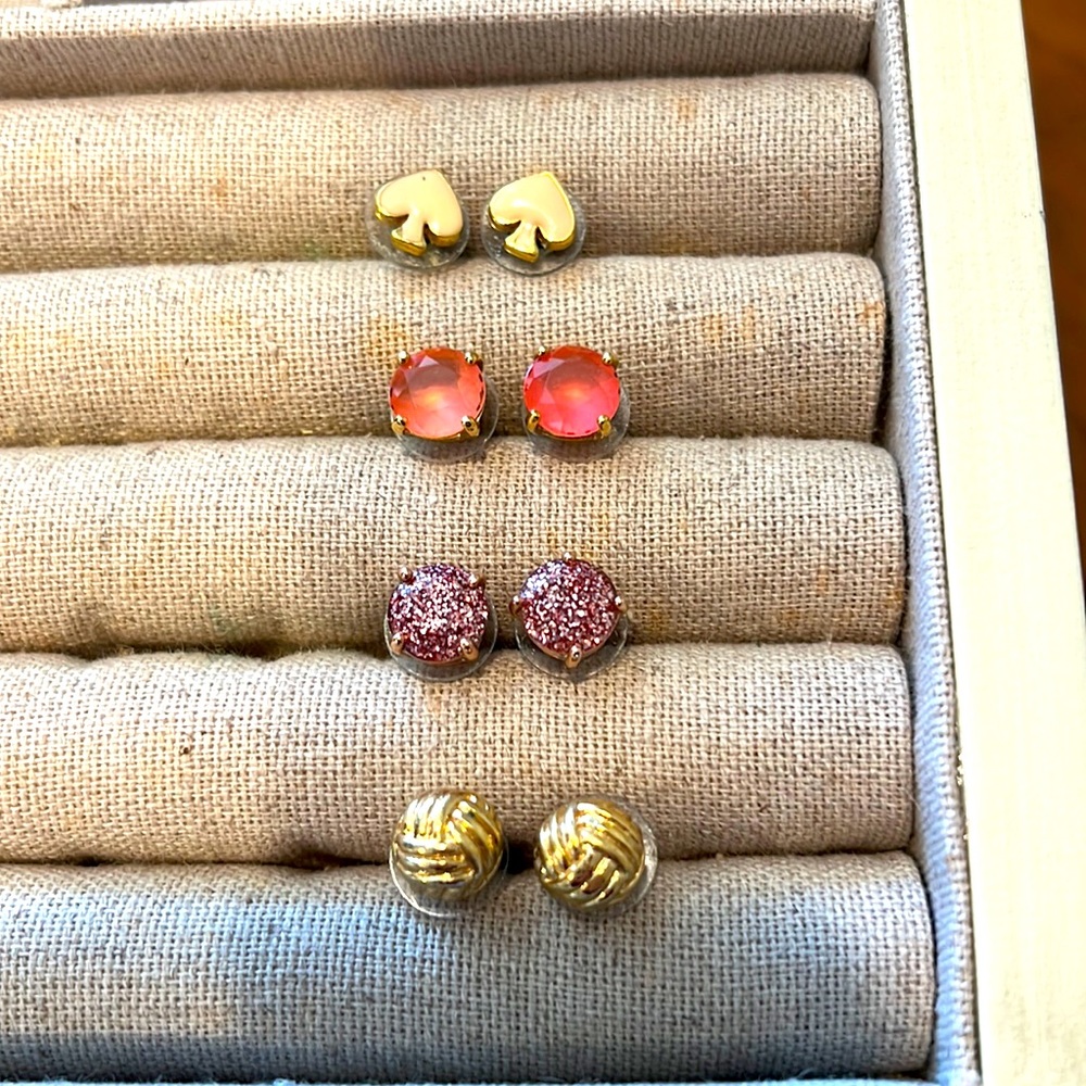 Kate Spade Stud Earrings - 4 sets!